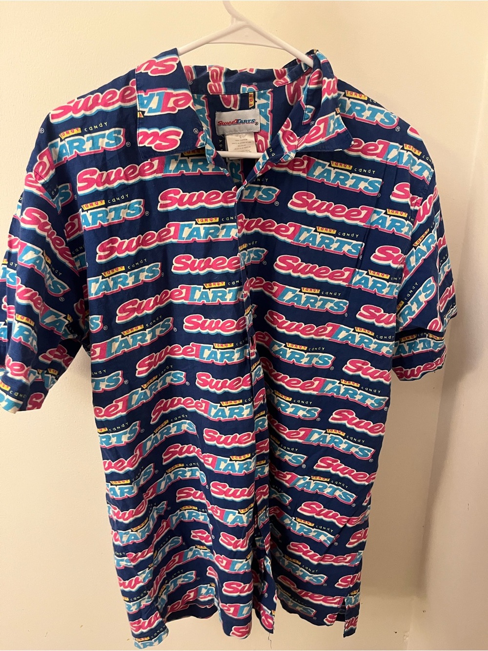 Official SweeTarts Casual Men's Button-down Shirt